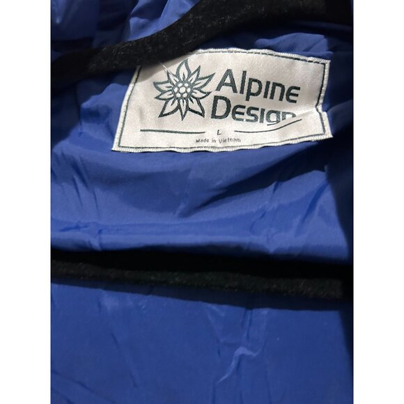 NEW Alpine Design Men's Puffer Jacket, Large, Space Blue - Picture 3 of 4